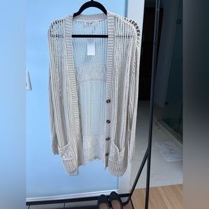 Cream summer sweater